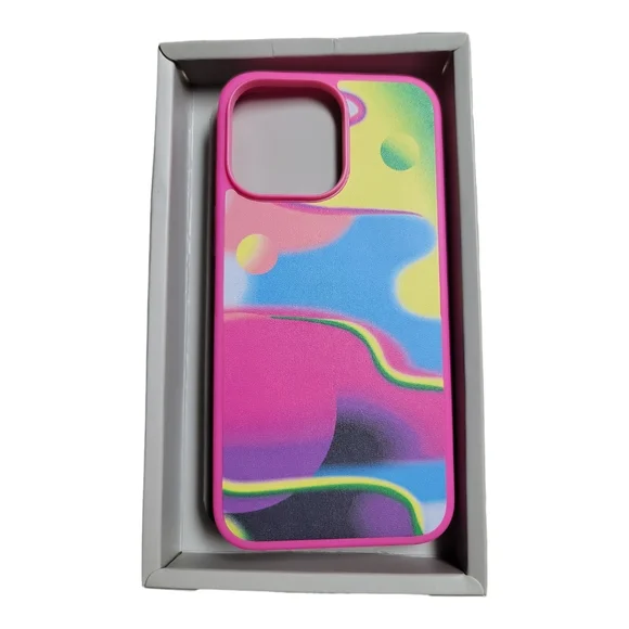 heyday Apple iPhone 14 Pro Max Neon Gradient Case Compatible with MagSafe - Picture 8 of 11